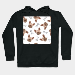 French bulldog patern Hoodie